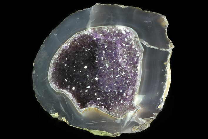 Purple Amethyst Geode - Uruguay #66703